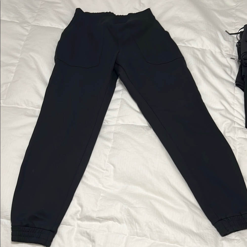 SPANX Black Track Pants